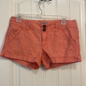 BKE salmon chino shorts